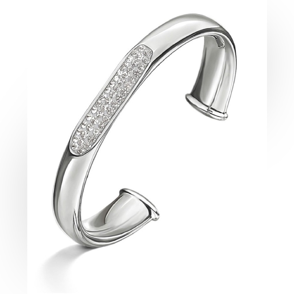 Folli Follie Open Bangle Crystal Bracelet - New!